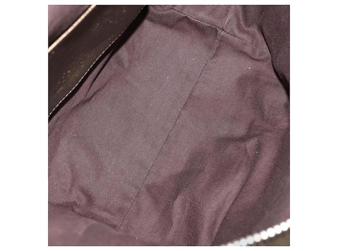 Chloé Borsa a spalla Chloe Fendi Etro in PVC nylon 3 pezzi Nero Marrone Auth 175940 - vista 15