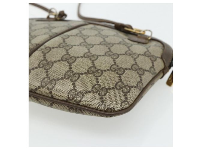 Gucci Borsa a Spalla GG Supreme PVC Beige Oro 904 02 047 Auth 178634 D'oro - vista 12
