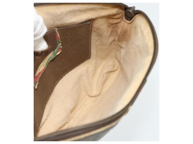 Gucci Borsa a Spalla GG Supreme PVC Beige Oro 904 02 047 Auth 178634 D'oro - vista 17
