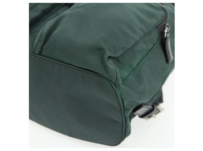 PRADA Rucksack aus Nylon grün silber authentisch 177517 - Ansicht 15