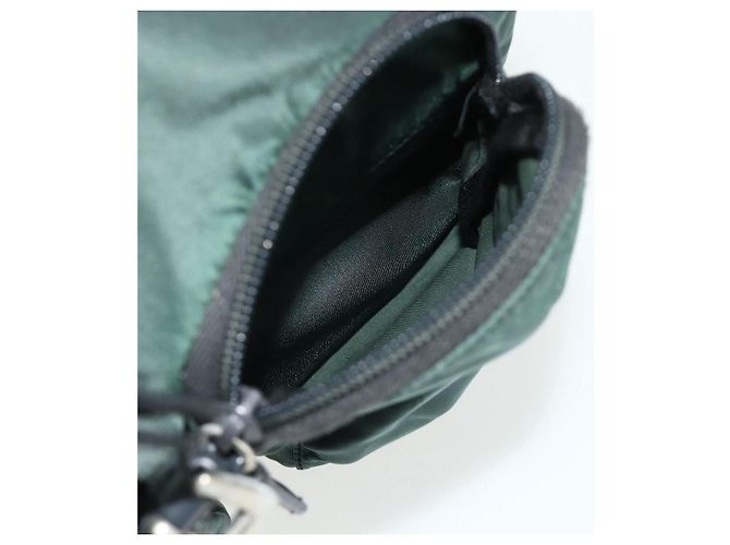PRADA Rucksack aus Nylon grün silber authentisch 177517 - Ansicht 27