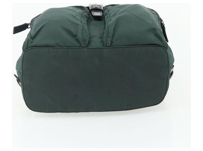 PRADA Rucksack aus Nylon grün silber authentisch 177517 - Ansicht 5