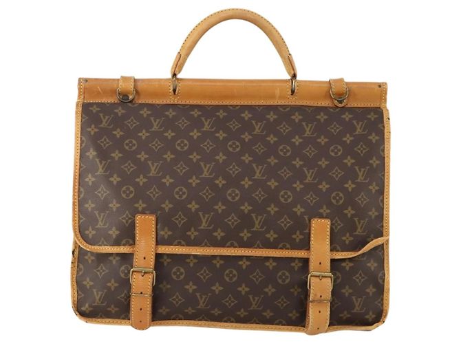 LOUIS VUITTON Borsa Boston Monogram Sac Chassour 45 M41922 LV Auth bs34738A Monogramma - vista 13