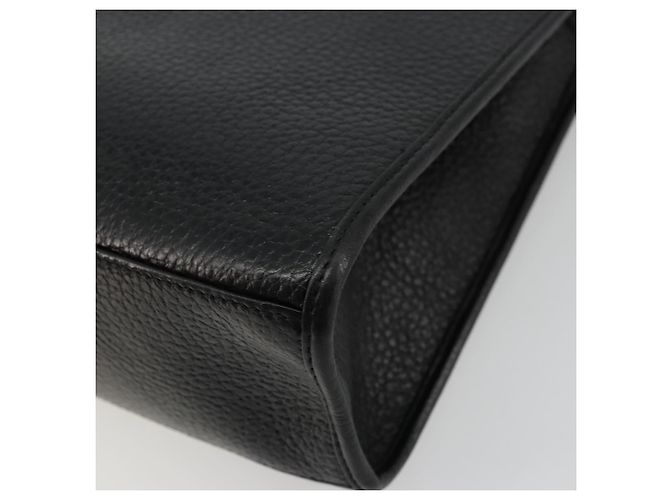 Borsa a mano Christian Dior in pelle nera e oro Auth 177815 Nero D'oro - vista 12