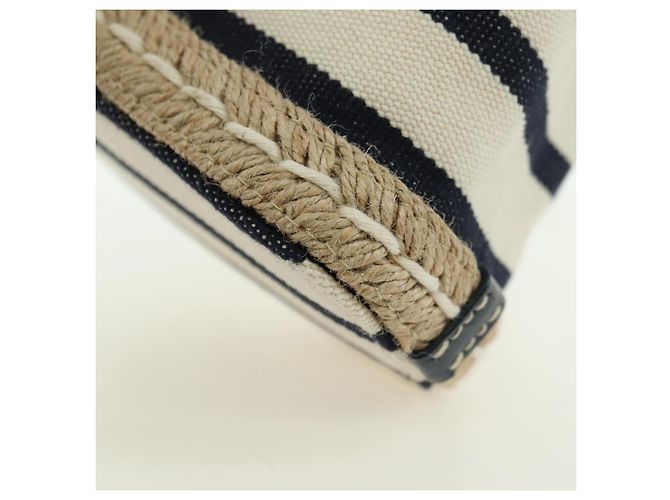 PRADA Borsa a Spalla con Catena in Tela Oro Beige Auth 177142SM D'oro - vista 16