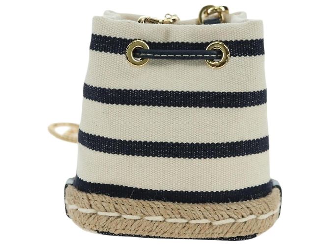 PRADA Borsa a Spalla con Catena in Tela Oro Beige Auth 177142SM D'oro - vista 2