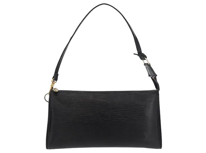 LOUIS VUITTON Pochette Accesorios Epi Negra M52982 LV Auth bs34835 Negro - vista 13