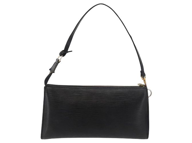 LOUIS VUITTON Pochette Accesorios Epi Negra M52982 LV Auth bs34835 Negro - vista 2