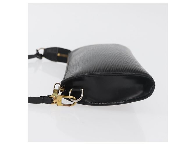 LOUIS VUITTON Pochette Accesorios Epi Negra M52982 LV Auth bs34835 Negro - vista 4