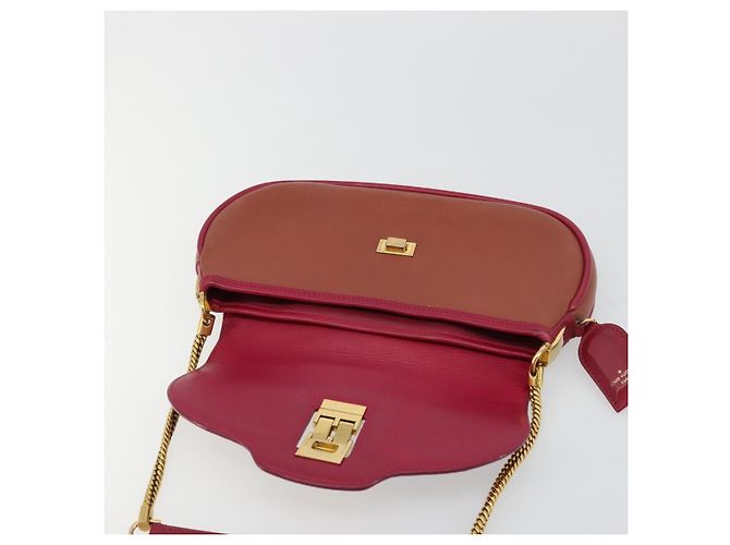 LOUIS VUITTON Bolsa Baguette Trapezi Art Deco Couro Rosa LV Auth 177283V - vista 10