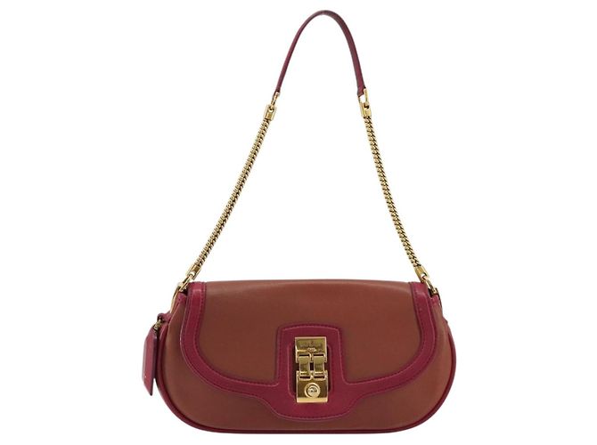 LOUIS VUITTON Bolsa Baguette Trapezi Art Deco Couro Rosa LV Auth 177283V - vista 13