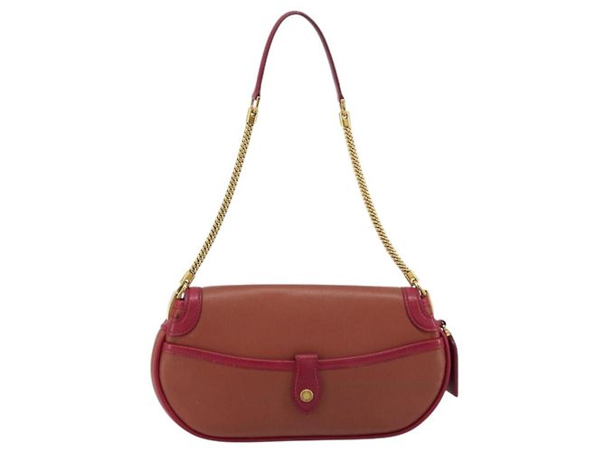 LOUIS VUITTON Bolsa Baguette Trapezi Art Deco Couro Rosa LV Auth 177283V - vista 2