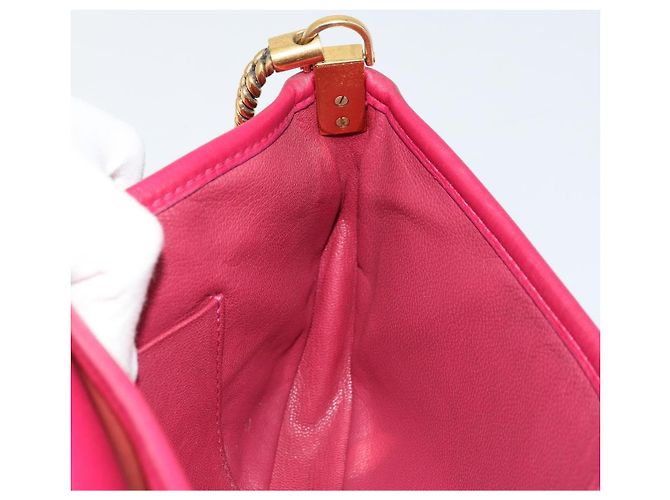 LOUIS VUITTON Bolsa Baguette Trapezi Art Deco Couro Rosa LV Auth 177283V - vista 20