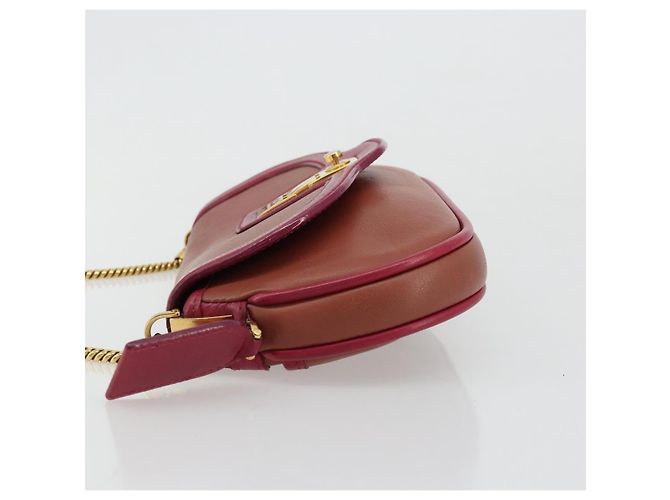 LOUIS VUITTON Bolsa Baguette Trapezi Art Deco Couro Rosa LV Auth 177283V - vista 4