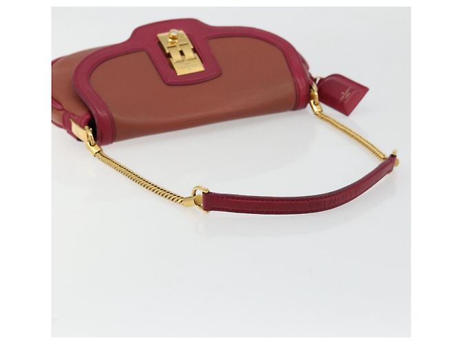 LOUIS VUITTON Bolsa Baguette Trapezi Art Deco Couro Rosa LV Auth 177283V - vista 7
