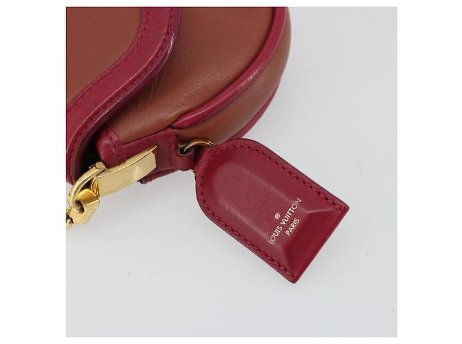 LOUIS VUITTON Bolsa Baguette Trapezi Art Deco Couro Rosa LV Auth 177283V - vista 9