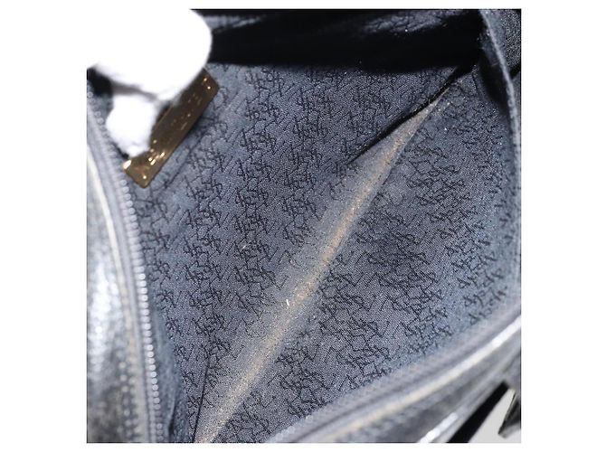 SAINT LAURENT Borsa a Spalla Pelle Nera Oro Auth 177530 Nero D'oro - vista 21