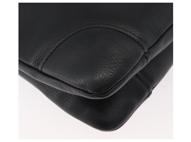 Borsa a Spalla in Pelle Nera e Oro GUCCI 108964 Auth 178939V Nero D'oro - vista 12