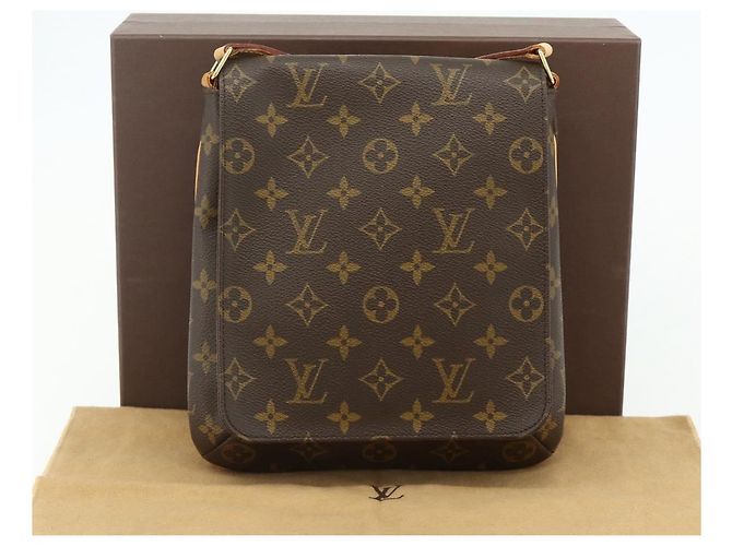 LOUIS VUITTON Borsa a Spalla Corto Monogram Musette Salsa M51258 LV Auth ka4170V Monogramma - vista 12
