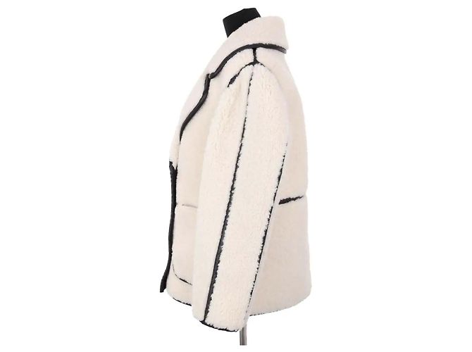 Maje Cappotto ecru Crudo - vista 3