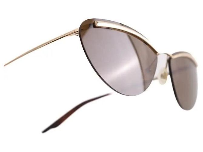 Dior Retro-Brille braun - Ansicht 4