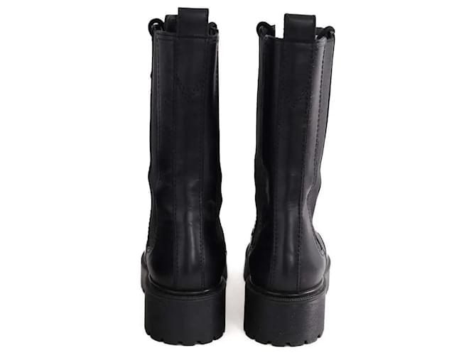 Maje Botas negras con hebilla Negro - vista 2
