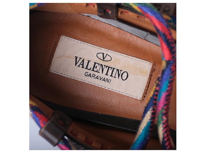 Ballerine in pelle stampata Valentino Garavani in marrone - vista 4