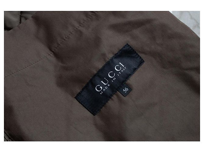 Abrigo parka verde Gucci - vista 9