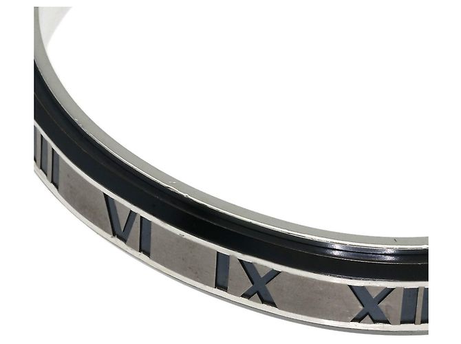 Bracciale rigido Atlas di Tiffany & Co. in argento e titanio - vista 3