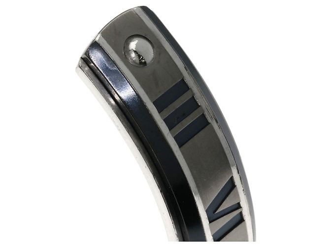 Bracciale rigido Atlas di Tiffany & Co. in argento e titanio - vista 7