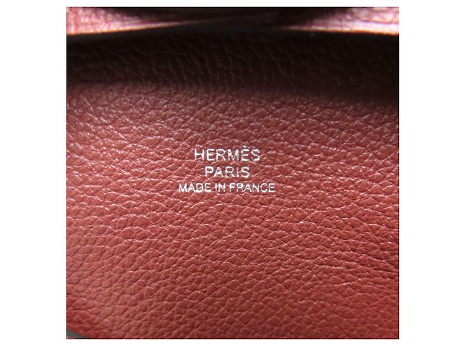Monedero Bastia de Hermès en rojo Roja - vista 6