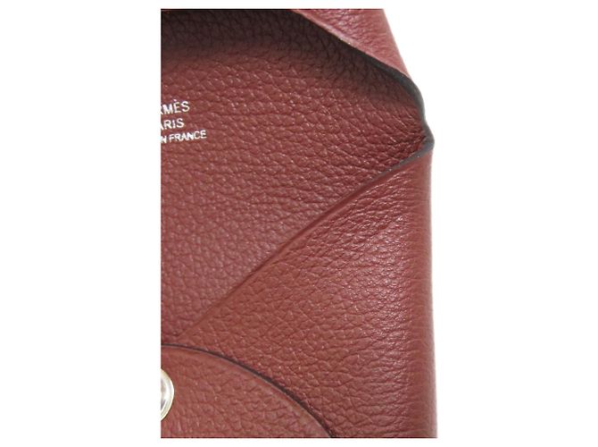 Monedero Bastia de Hermès en rojo Roja - vista 8