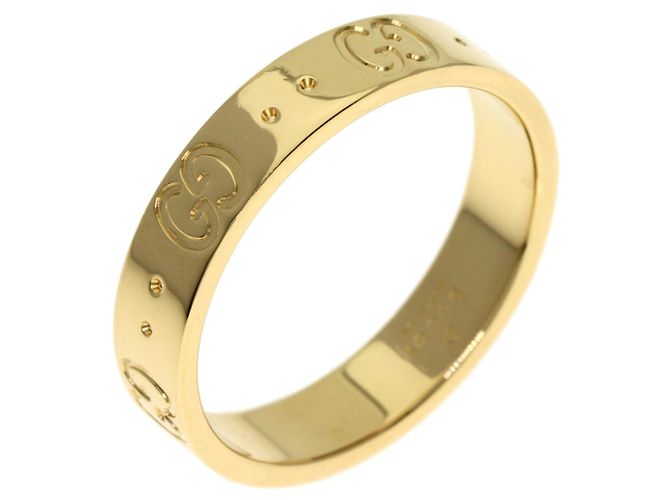 Anello Gucci Icon #12 in oro giallo 18K - vista 2