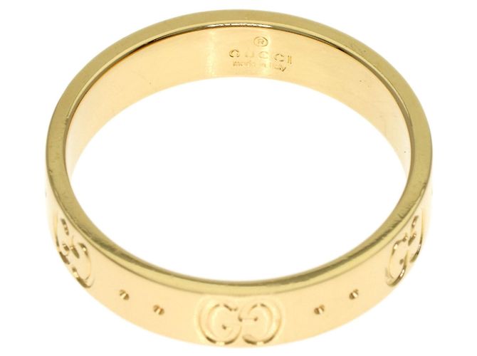 Anello Gucci Icon #12 in oro giallo 18K - vista 4