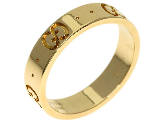 Anello Gucci Icon #9 in oro giallo 18K - vista 2