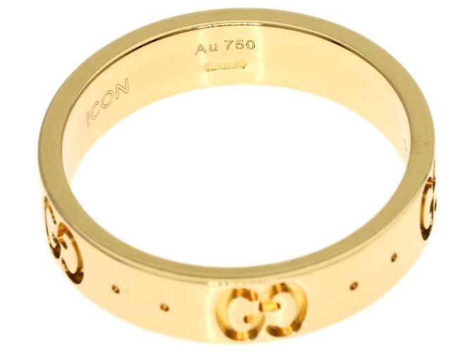 Anello Gucci Icon #9 in oro giallo 18K - vista 4