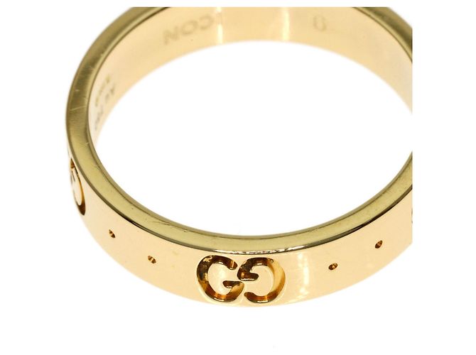 Anello Gucci Icon #9 in oro giallo 18K - vista 8
