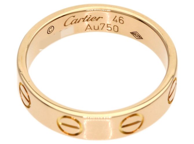 Anello Mini Love di Cartier in oro rosa 18K - vista 4