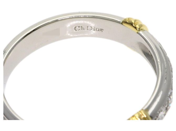 Anel de combinação Christian Dior 5 diamantes - vista 5