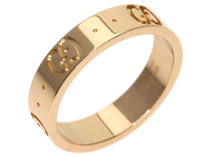 Anello Icon #7 Gucci in oro rosa 18K - vista 2