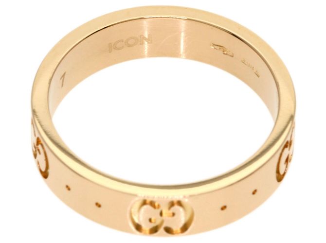 Anello Icon #7 Gucci in oro rosa 18K - vista 4