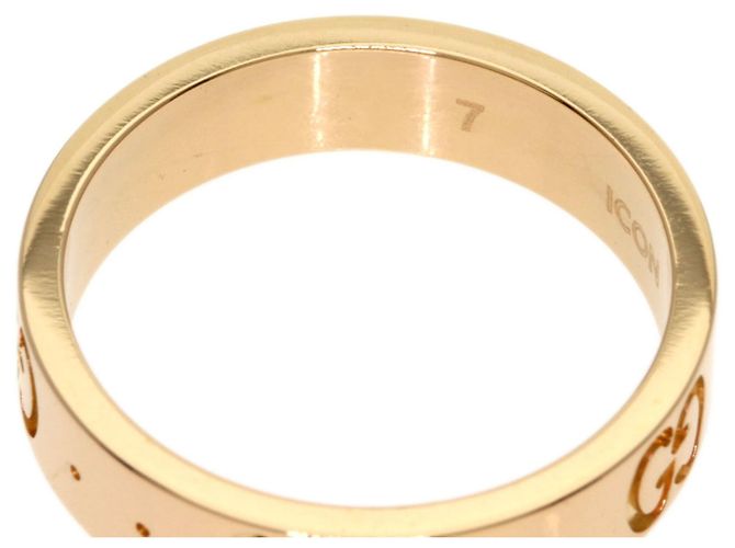 Anello Icon #7 Gucci in oro rosa 18K - vista 8