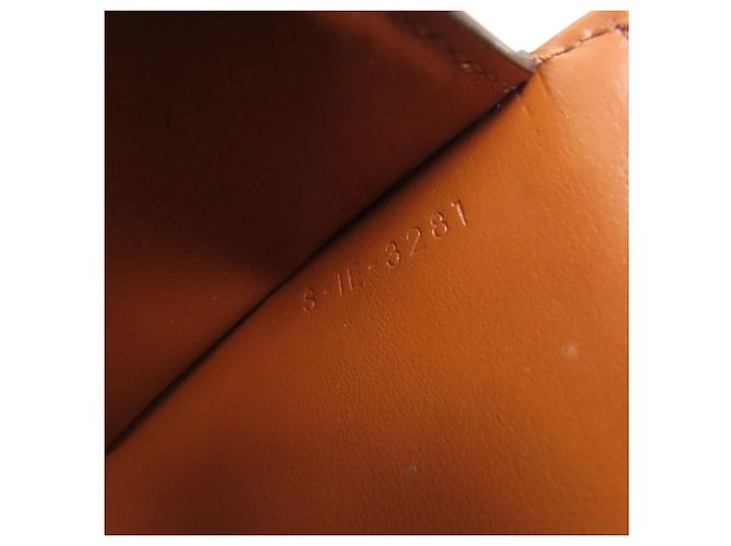 Céline Portafoglio pieghevole Triomphe Celine Marrone - vista 9