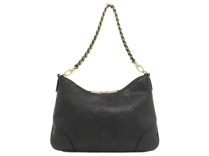 Borsa Louis Vuitton M12930 Boulogne PM Nero - vista 2