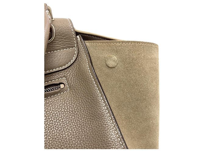 Céline Bolso Celine Trapeze 2-Way Castaño - vista 17