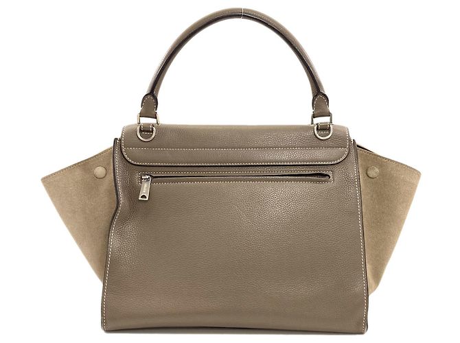 Céline Bolso Celine Trapeze 2-Way Castaño - vista 2