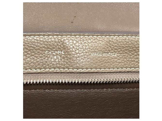 Céline Bolso Celine Trapeze 2-Way Castaño - vista 6