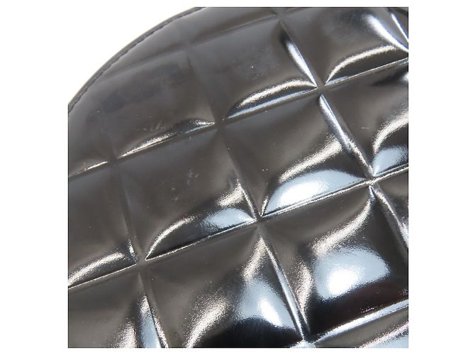 Borsa a tracolla Chanel Coco Mark con finiture argentate Nero - vista 11