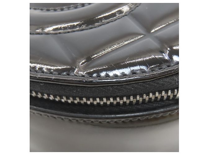 Borsa a tracolla Chanel Coco Mark con finiture argentate Nero - vista 19