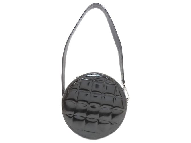Borsa a tracolla Chanel Coco Mark con finiture argentate Nero - vista 2